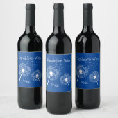 Dandelion wünscht Design Wine Label Weinetikett (Flaschen)