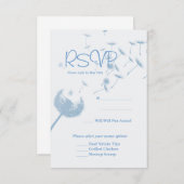 Dandelion wünscht eine Hochzeit auf weich Aquamari (Vorne/Hinten)