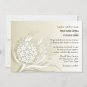 Dandelion wünscht Floral Einladung (Vorderseite)