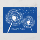 Dandelion wünscht Postkarte entwerfen (Vorderseite)