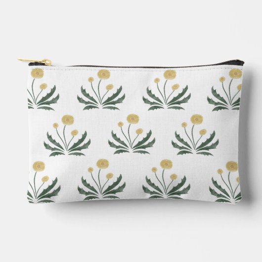 Dandelion Zipper Pouch - Klein Zubehörtasche (Vorderseite)