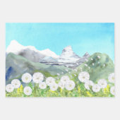 Dandelions Bergwelt Geschenkpapier Set (Vorderseite 3)