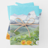 Dandelions Bergwelt Geschenkpapier Set (Beispiel)