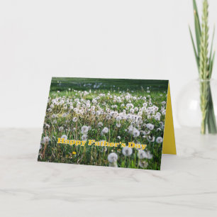 Dandelions Happy Vatertag Spaß Karte