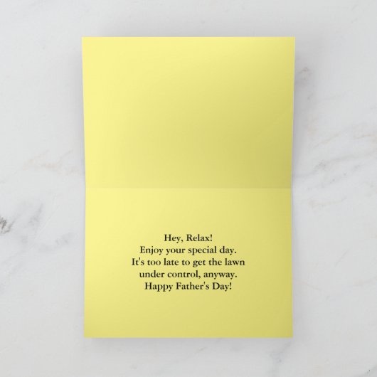 Dandelions Happy Vatertag Spaß Karte (Innenseite)