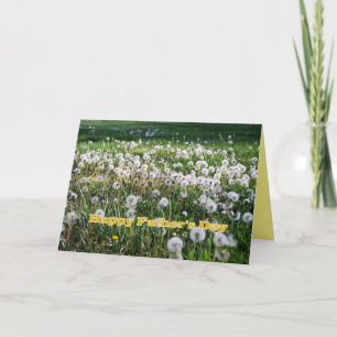 Dandelions Happy Vatertag Spaß Karte