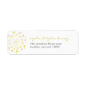Dandelions Liebe Niedliche Sommer-Hochzeitsplattfo (Vorne)
