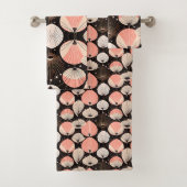 Dandelions -Mid-century- Retro Modern Design Badhandtuch Set (Insitu)