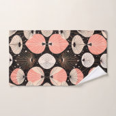 Dandelions -Mid-century- Retro Modern Design Badhandtuch Set (Handtuch)