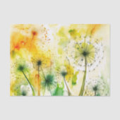 DANDELIONS-Papier Seidenpapier (Vorderseite)