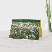 Dandelions Son Happy Vatertag Spaß Karte (Rückseite)