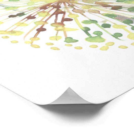 DANDELIONSBIRD POSTER (Ecke)