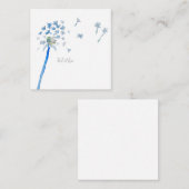 Dandelter, benutzerdefinierter Flachnotiskarte Mitteilungskarte (Vorne/Hinten)