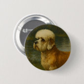 Dandi Dinmont Terrier Button (Vorne & Hinten)