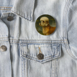 Dandi Dinmont Terrier Button