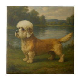 Dandi Dinmont Terrier Fliese
