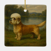 Dandi-Dinmont-Terrier Keramikornament (Rückseite)