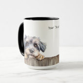 Dandie Dinmont Terrier Dog Tasse (Vorderseite Links)