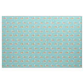 Dandie Dinmont Terrier Hund blau Stoff (Fat Quarter (45,7 x 55,9 cm))