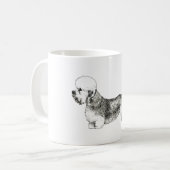 Dandie Dinmont Terrier Kaffeetasse (Vorderseite Links)