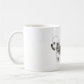 Dandie Dinmont Terrier Kaffeetasse (Links)