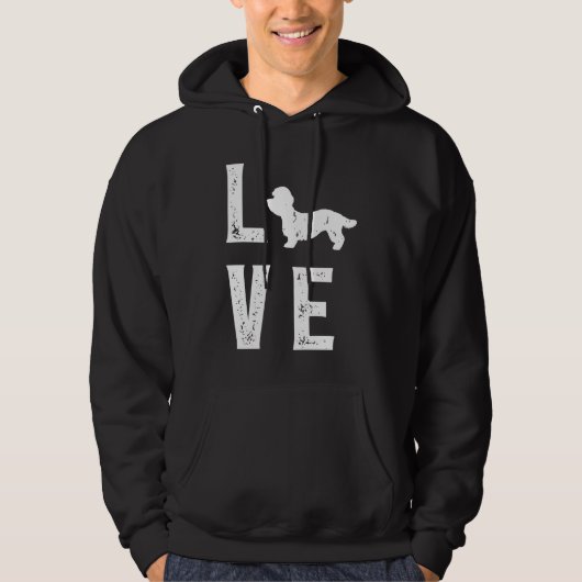 Dandie Dinmont Terrier Love 1 Hoodie (Vorderseite)