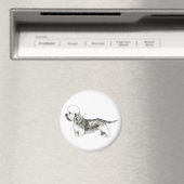 Dandie Dinmont Terrier Magnet (In Situ (Geschirrspüler))