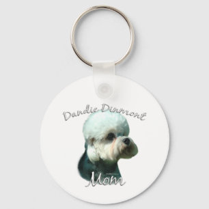 Dandie Dinmont Terrier Mama 2 Schlüsselanhänger