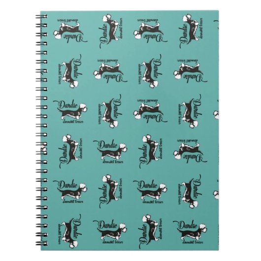 "Dandie Dinmont Terrier" Notizblock (Vorderseite)
