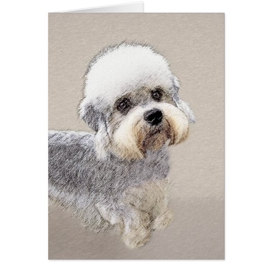 Dandie Dinmont Terrier Painting Original Dog Art (Vorne)