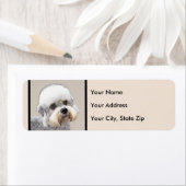 Dandie Dinmont Terrier Painting Original Dog Art (Insitu)