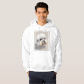 Dandie Dinmont Terrier Painting Original Dog Art Hoodie (Vorne ganz)