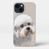 Dandie Dinmont Terrier Painting Original Dog Art iPhone Hülle (Rückseite)