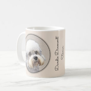 Dandie Dinmont Terrier Painting Original Dog Art Kaffeetasse