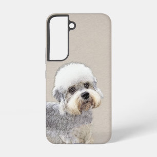 Dandie Dinmont Terrier Painting Original Dog Art Samsung Galaxy Hülle