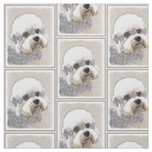 Dandie Dinmont Terrier Painting Original Dog Art Stoff