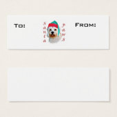 Dandie Dinmont Terrier Paws Gift Tags (Vorne & Hinten)