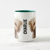 Dandie Dinmont Terrier Personalized Mug Tasse (Zentrum)