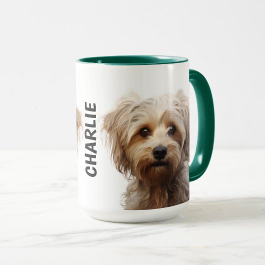 Dandie Dinmont Terrier Personalized Mug Tasse (VorderseiteRechts)