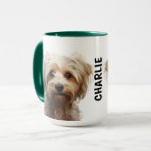 Dandie Dinmont Terrier Personalized Mug Tasse (Vorderseite Links)
