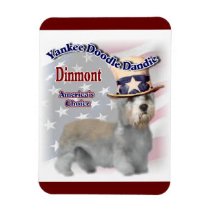 Dandie Dinmont Terrier Politischer Humor Magnet
