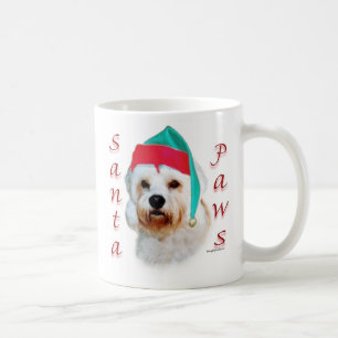 Dandie Dinmont Terrier Santa Paws Kaffeetasse