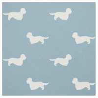 Dandie Dinmont Terrier-Silhouette-Muster
