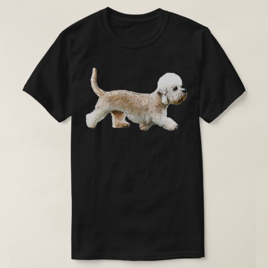 Dandie Dinmont Terrier T-Shirt (Design vorne)