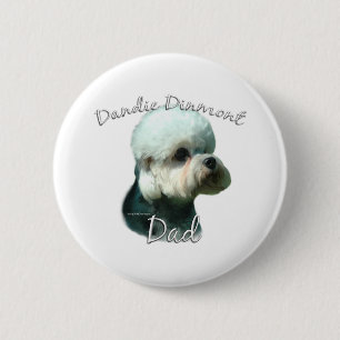 Dandie Dinmont Terrier Vater 2 Button