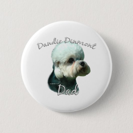 Dandie Dinmont Terrier Vater 2 Button (Vorderseite)