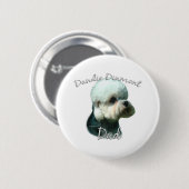 Dandie Dinmont Terrier Vater 2 Button (Vorne & Hinten)