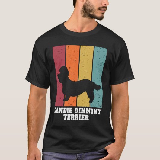 Dandie Dinmont Terrier Vintage 1 T-Shirt (Vorderseite)