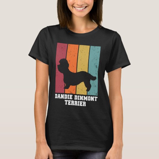 Dandie Dinmont Terrier Vintage 1 T-Shirt (Vorderseite)