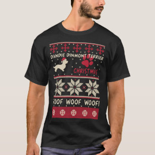 Dandie Dinmont Terrier Weihnachtsmann T-Shirt